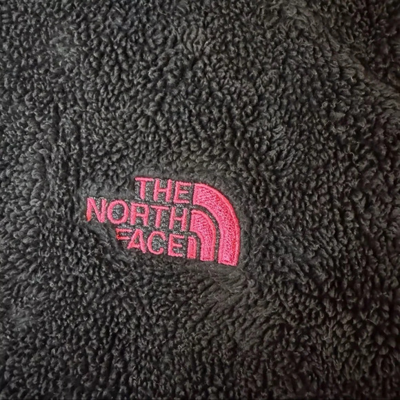 North Face Jacket Womens Medium Full Zip Long Sleeve Outdoors Zip Black Fleece - Picture 5 of 9